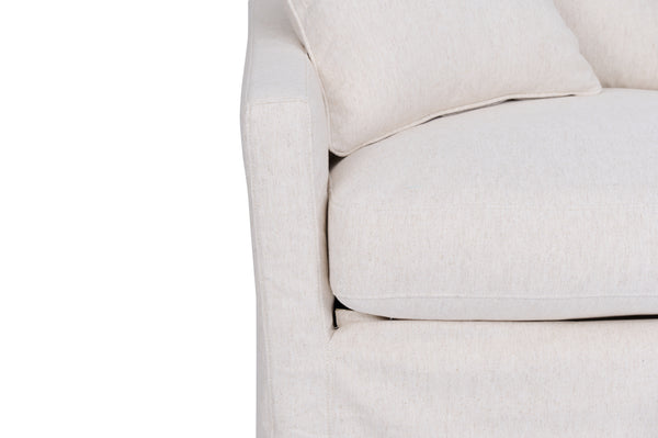 Admiral Slipcovered Sofa - Lena Glacier