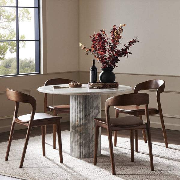 DORIC ROUND DINING TABLE 42"