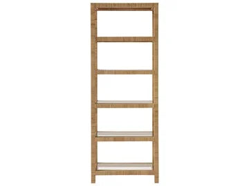 Marigold Rattan Wrapped Bookcase