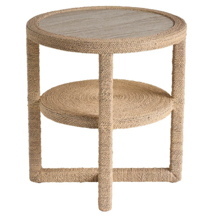 DAHLIA ABACA SIDE TABLE