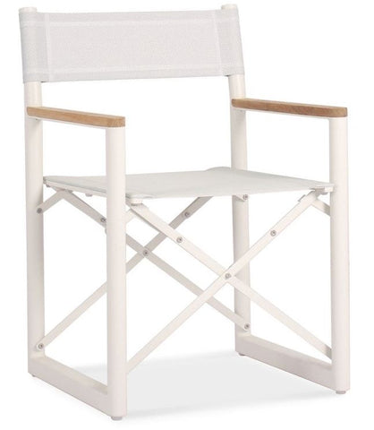 Vineyard Directors Chair, White