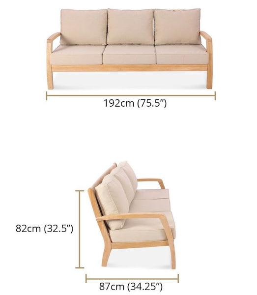 Vineyard Teak Sofa