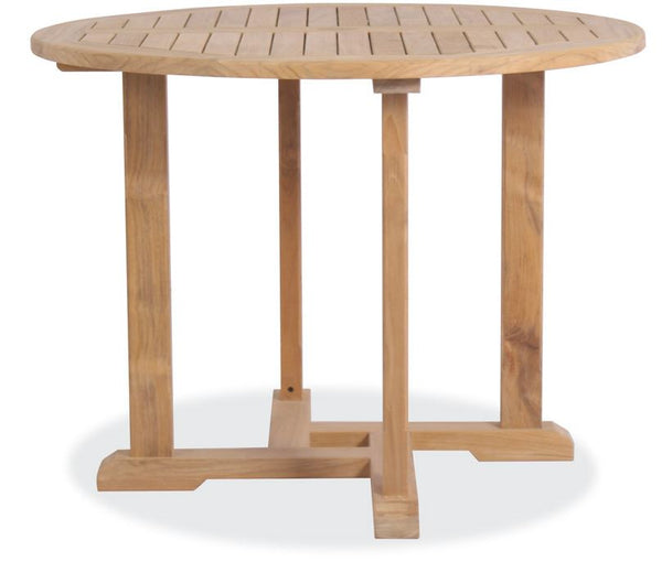31" Round Teak Dining Table