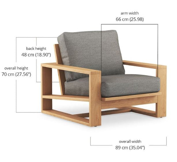 Cabo Teak Lounge Chair