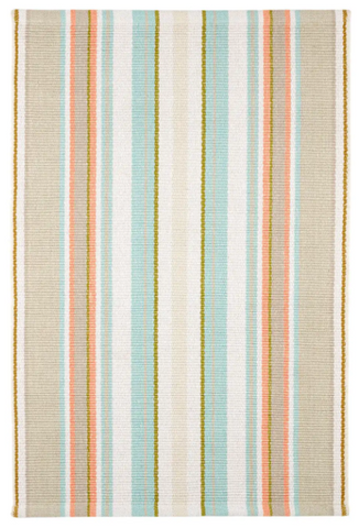Daphne Stripe Handwoven Cotton Rug