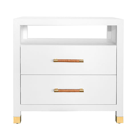 Lamberts White Large Nightstand