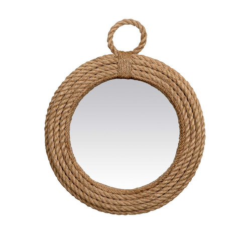 Small Round Rope Mirror
