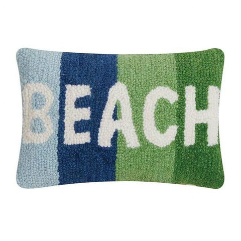 Beach Print Hook Pillow