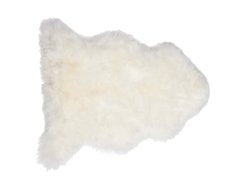 Ivory Sheepskin 2x3 Single Pelt