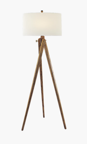 Tripod Floor Lamp French Wax