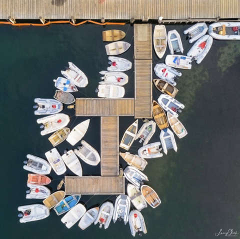 Dinghy Dock, by Local artist Larry Glick