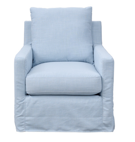 WAVE SWIVEL GLIDER CHAIR LENA CHALKY BLUE