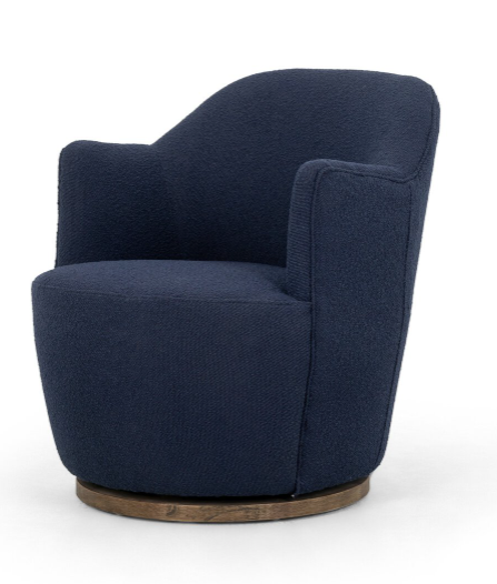 CHICA SWIVEL CHAIR COPEHAGEN INDIGO