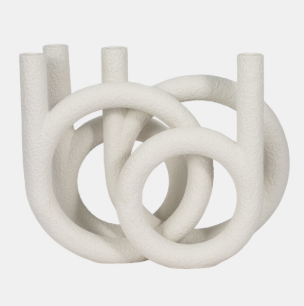 LOOPED 4-TAPER CANDLEHOLDER