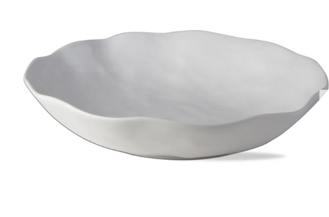 WHITE SERVING BOWL