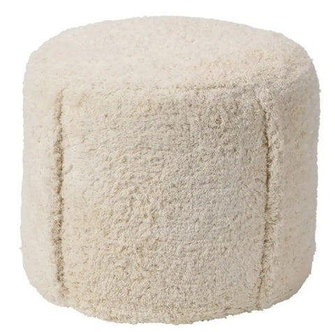 ELYSIUM COTTON FUZZY POUF