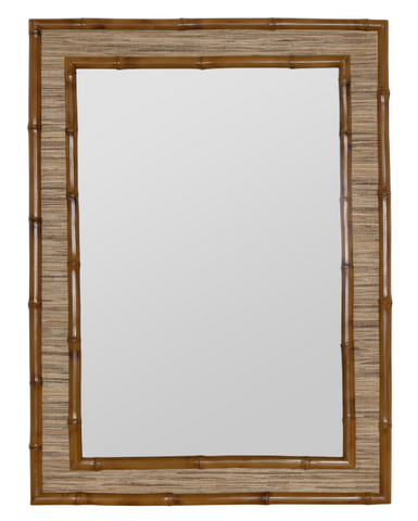 GEISHA BAMBOO WALL MIRROR