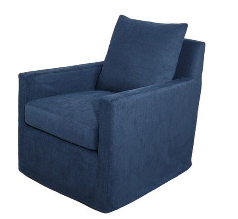 WAVE SWIVEL GLIDER CHAIR PEYTON NAVY