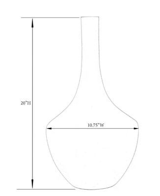 Peases Point White Vase