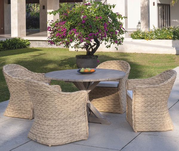 Vero Seagrass Dining Arm Chair
