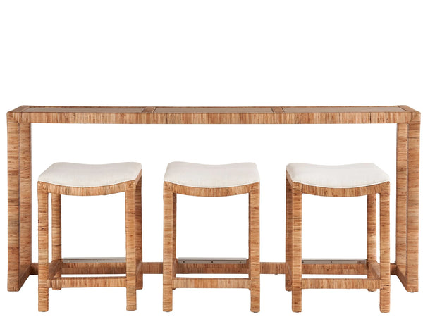 Hatch Console Table With Stools