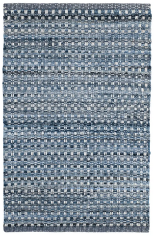 Denim Stone Handwoven Cotton Rug