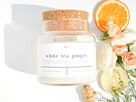 White Tea & Ginger 22oz Candle