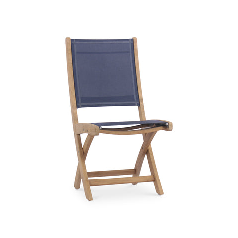 Chappy Folding Dining Side Chair Blue