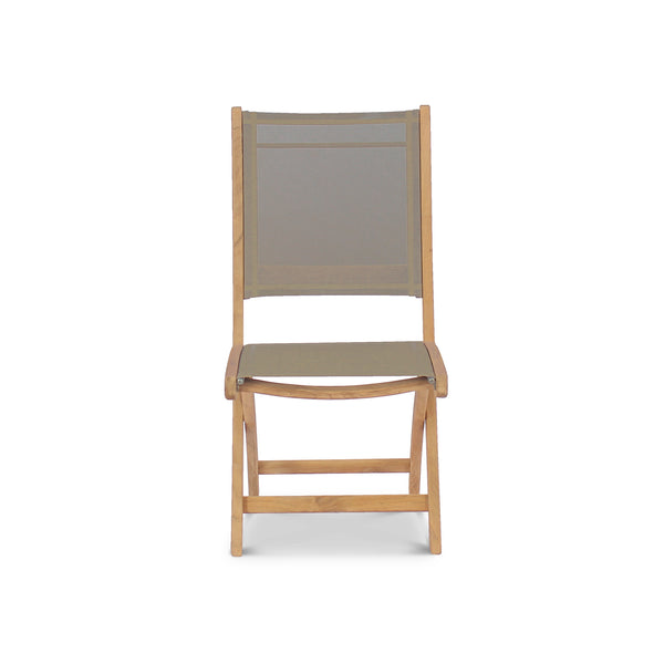 Chappy Folding Dining Side Chair Taupe