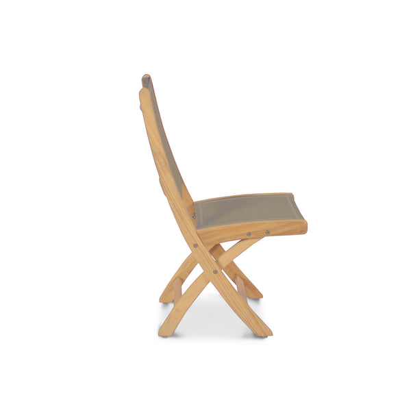 Chappy Folding Dining Side Chair Taupe