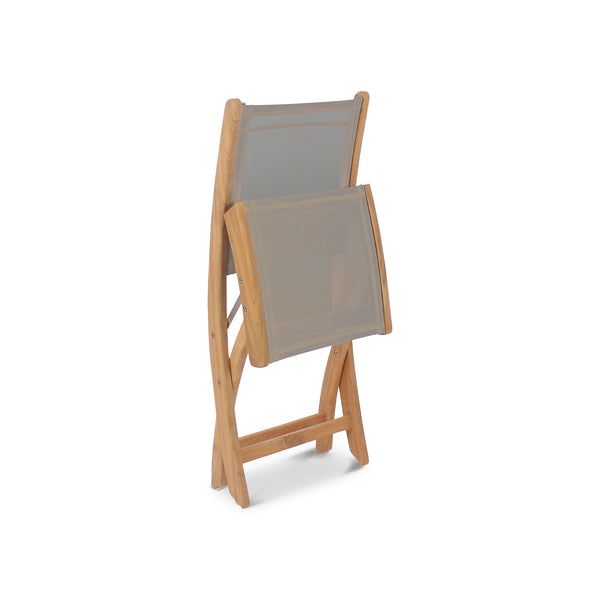 Chappy Folding Dining Side Chair Taupe