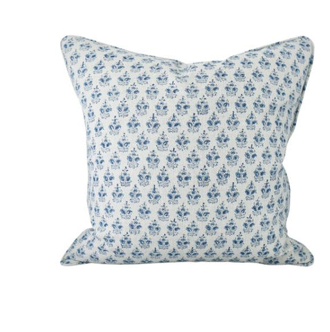 Sanganer Riviera Linen Pillow