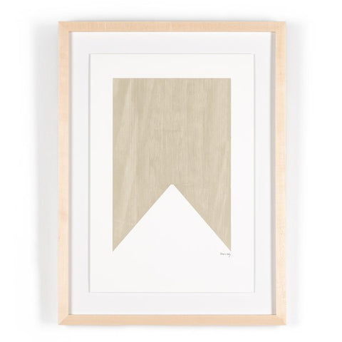Taupe Triangle Art
