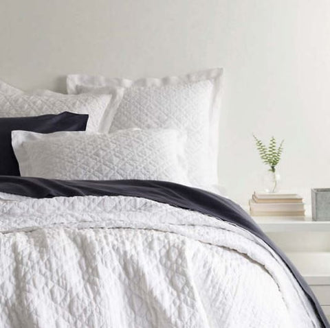 Washed Linen White Quilt