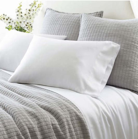 Silken Solid White Sheet Set