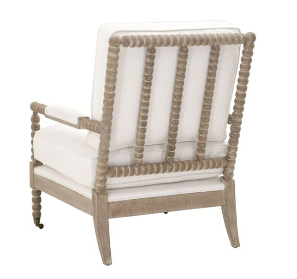 Pearl Carved Spool Chair