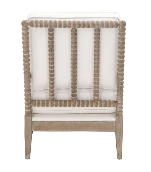 Pearl Carved Spool Chair