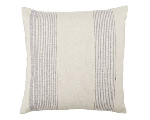Grey Striper Pillow