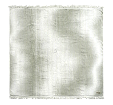 Beach Blanket Sage Stripe
