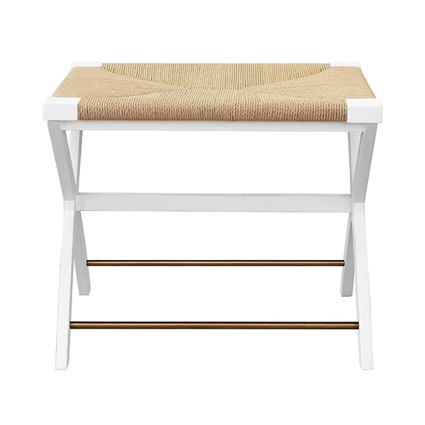 Heidi Rush White Stool