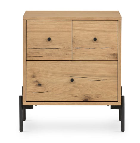 Aster 3-Drawer Nightstand