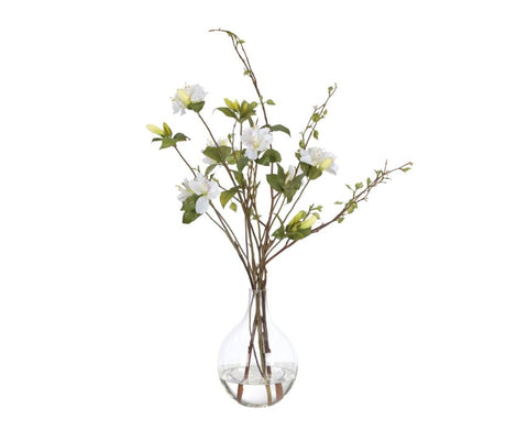 Faux Azela Branches in Vase