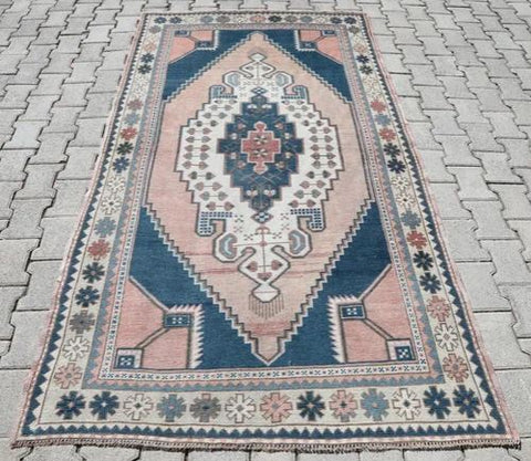 Vintage Handmade Turkish Rug