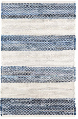 Denim Rag Wide Stripe Rug
