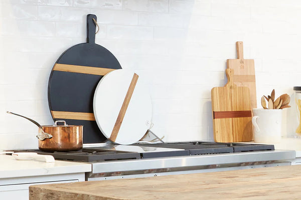 Small White Round Charcuterie Board