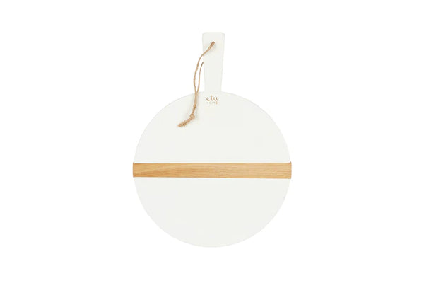 Small White Round Charcuterie Board
