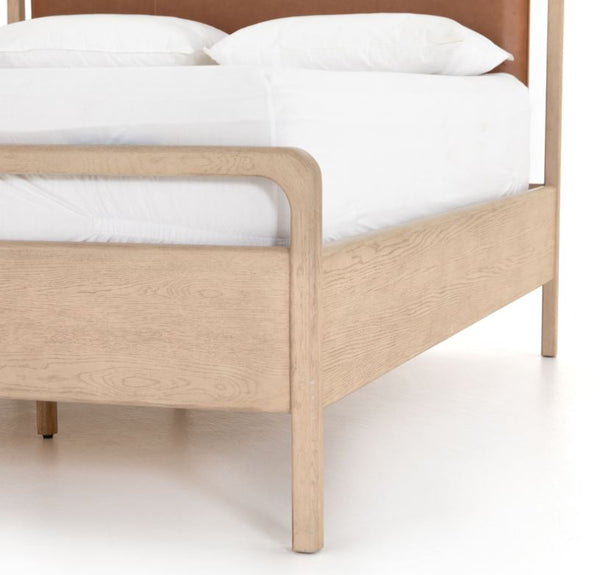 Rugosa Leather Bed