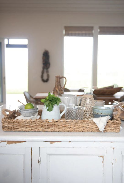 Hand-Woven Seagrass Tray