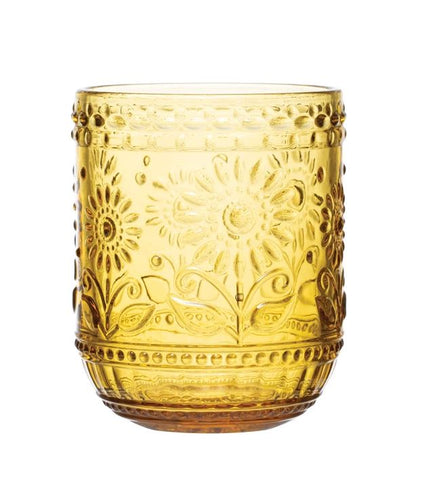 Embossed Drinking Glass