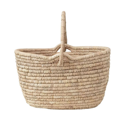 Oval Hand-Woven Basket